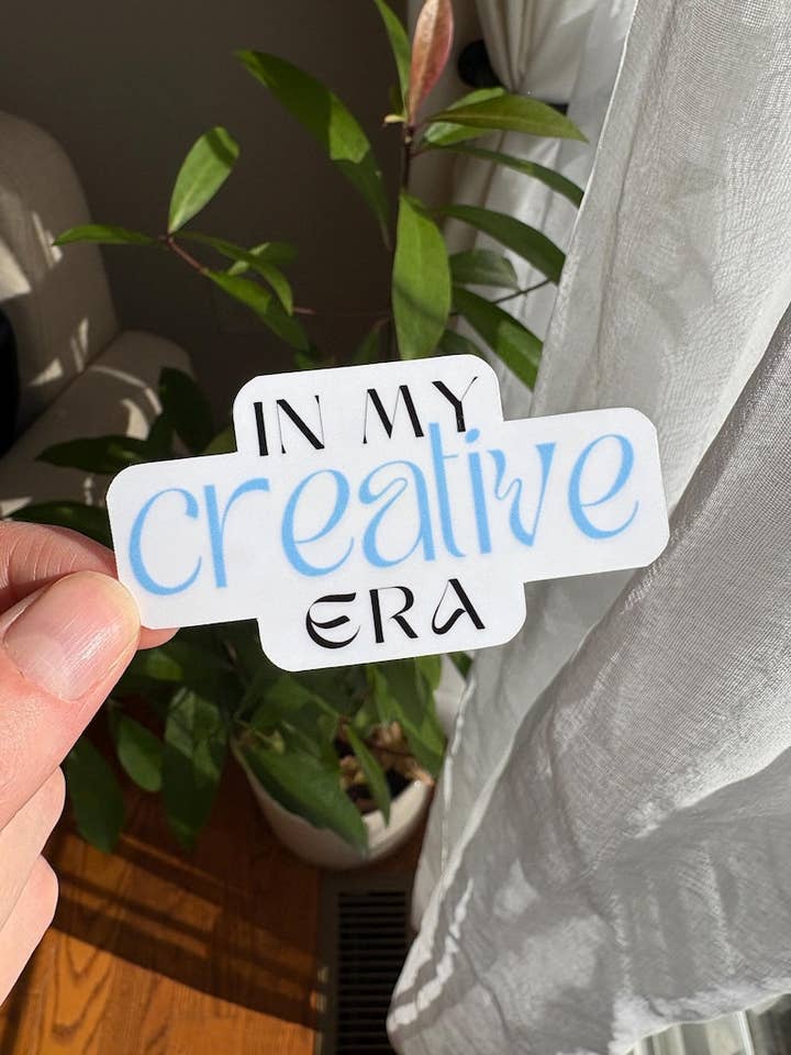 In My Creative Era - Die Cut Sticker for wholesale by Bluebury Creative