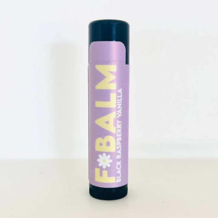 18ER-PACKUNG Lippenbalsam mit schwarzem Himbeer-Vanillegeschmack für den Großhandel von The F*Balm