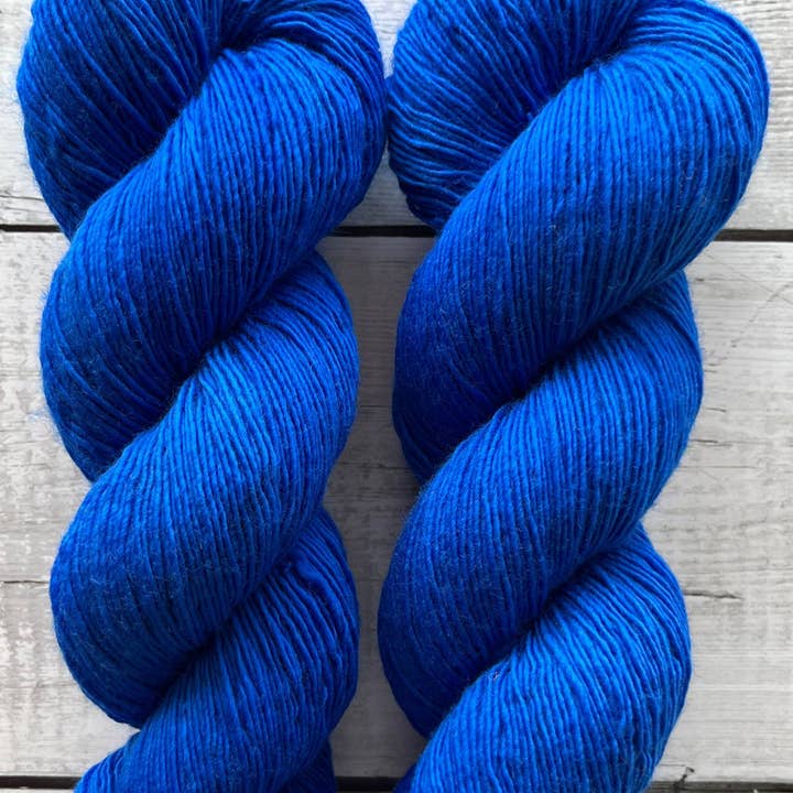 M-L Sjøgren - Venta al por mayor Hilos - Merino Individual, Azul Real