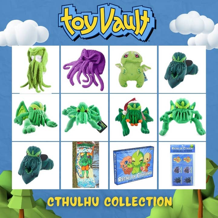 Kurated Korner - Wholesale Stuffed/Plush Toy - Kids & Baby - Toy Vault Mini Cthulhu Plush Figure (6-Inch)6