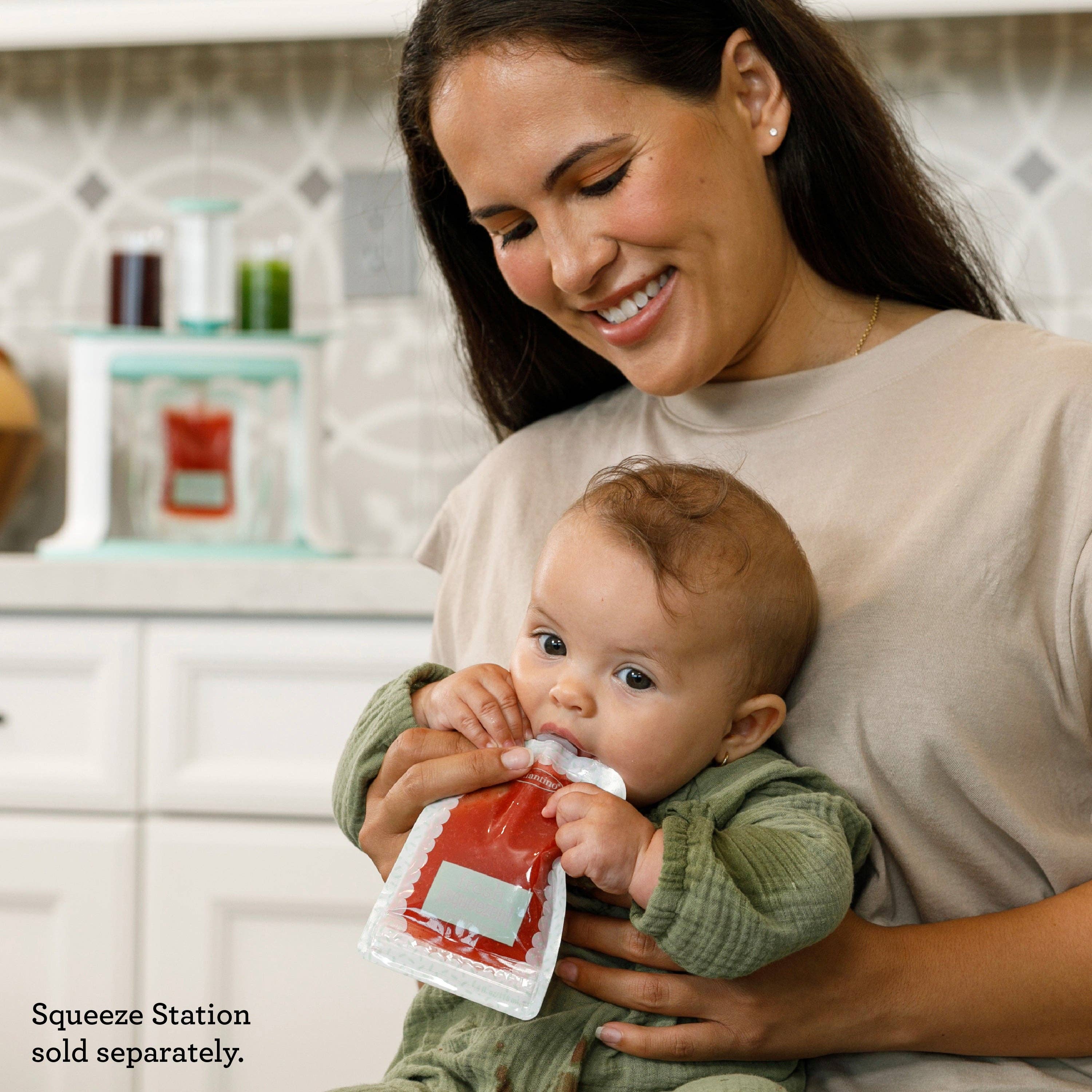 Infantino - Wholesale Baby Food Mill - Baby - 25-Pack Reusable Squeeze Pouches7