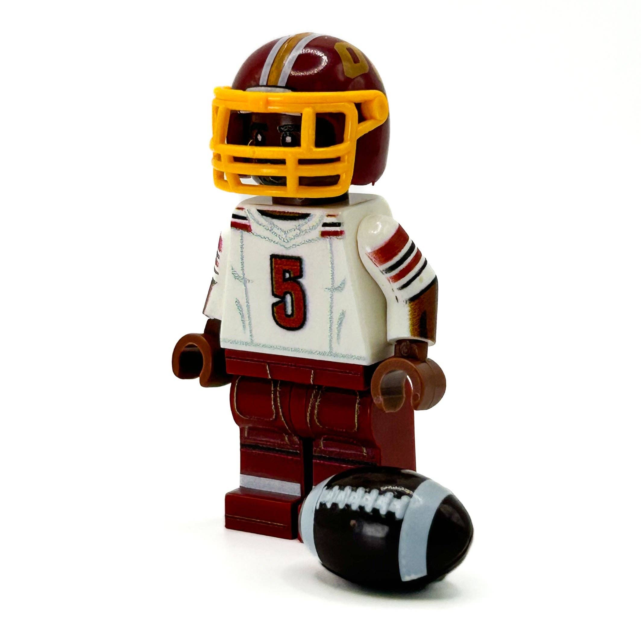 B3 Customs - Vendita all'ingrosso Set di costruzioni - Bambini - #5 QB Jayden Washington Giocatore di Football Minifig - B3 Customs0