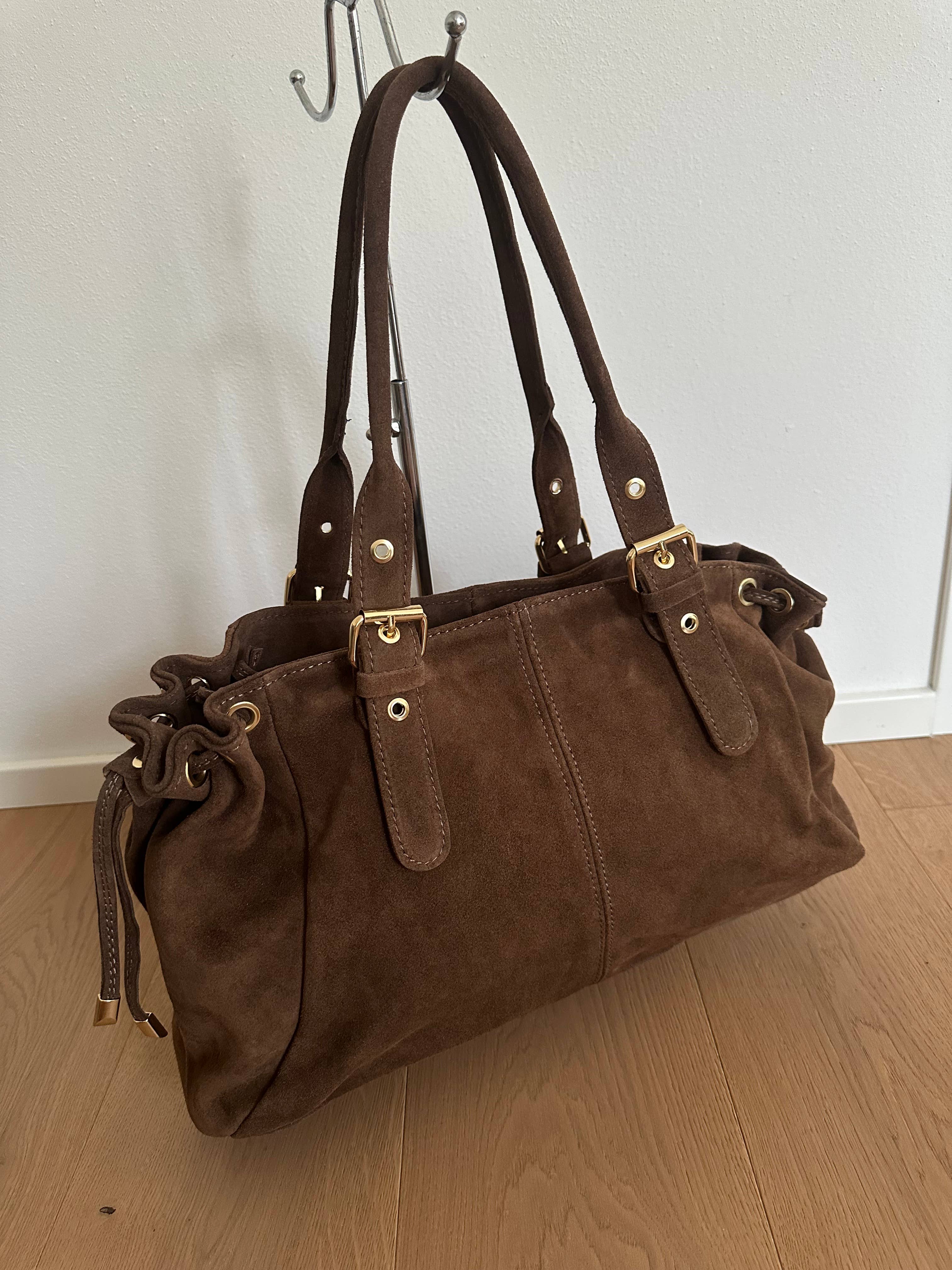 Zhade - Wholesale Schoudertas - Dames - ISABEL groot - suède1