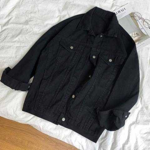 UZ Wholesale Store - Wholesale Denim Jacket - Women's - Oversized Vintage White Denim Jacket