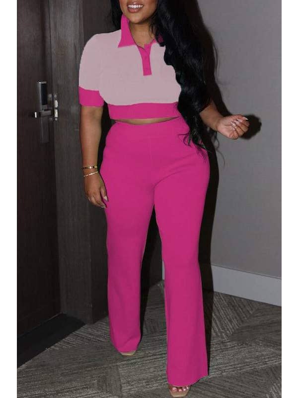 Queen Fashion – wholesale Top & skirt set – Women's – polo tee and pants set5