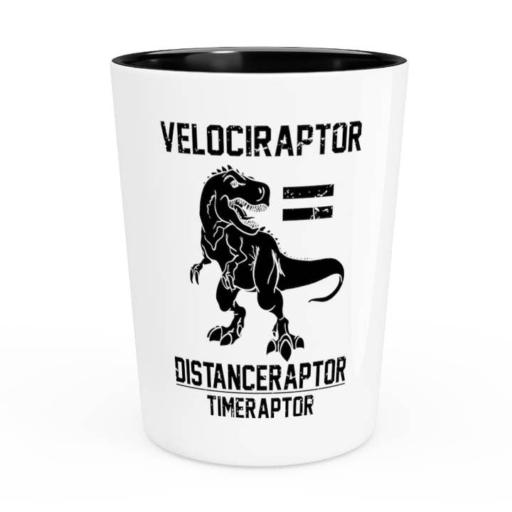 Shot Glass Party Ceramic Tequila Hilarische Speedy Ancient Creatures Metafysica-liefhebber Humorous Formules Equations Scientist Science Fan voor wholesale door Teegarb LLC