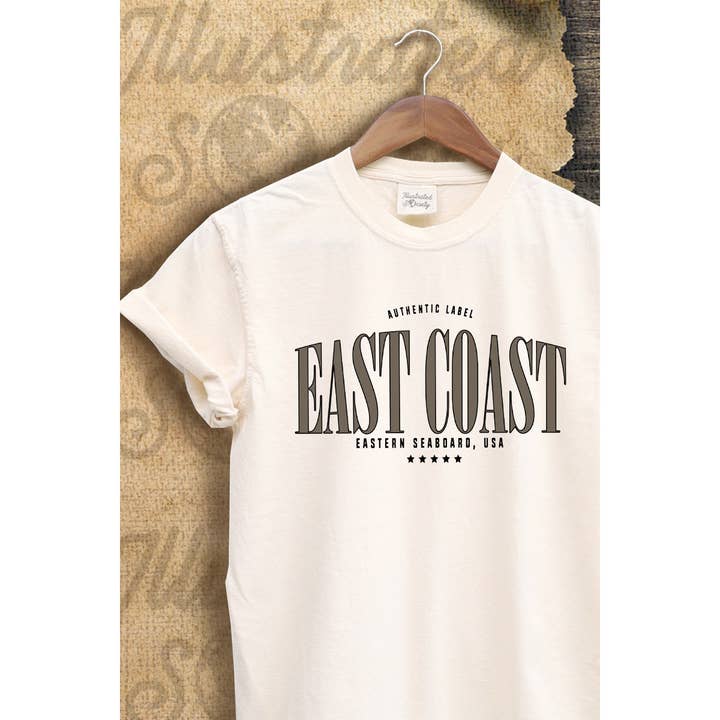 ÖSTKUSTEN VINTAGE GRAFISK T-SHIRT för wholesale av Illustrated Society