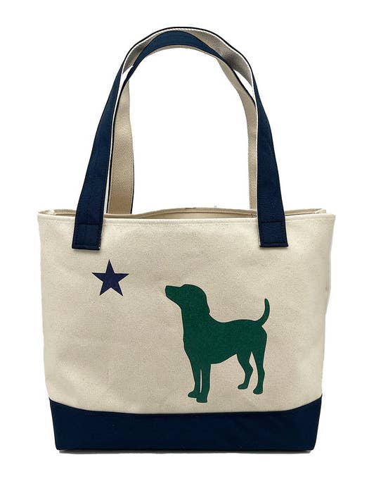 Maine Dog Flag Large Tote for wholesale by Rogue Life Maine