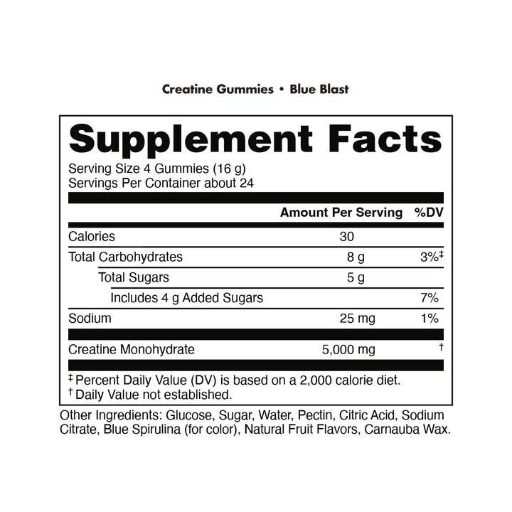 Campus Protein - Wholesale Oral Supplement/Vitamin - Bucked Up Creatine Gummies1