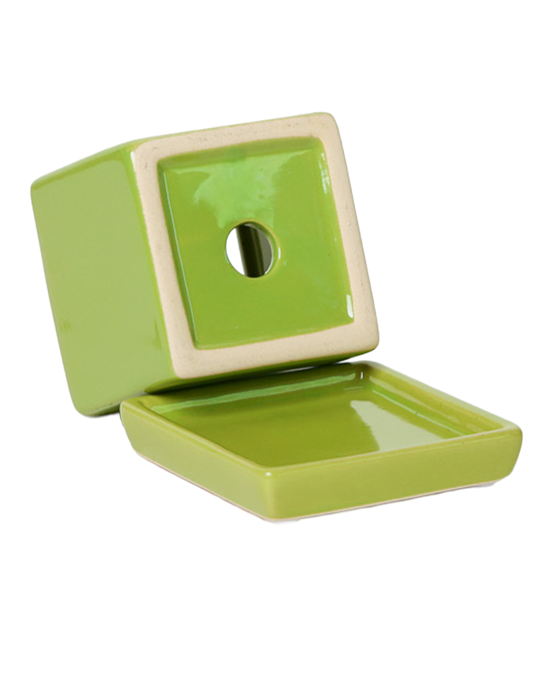 Chive - Vente Pot - Cube et pot avec soucoupe conteneurs succulents pot de cactus2