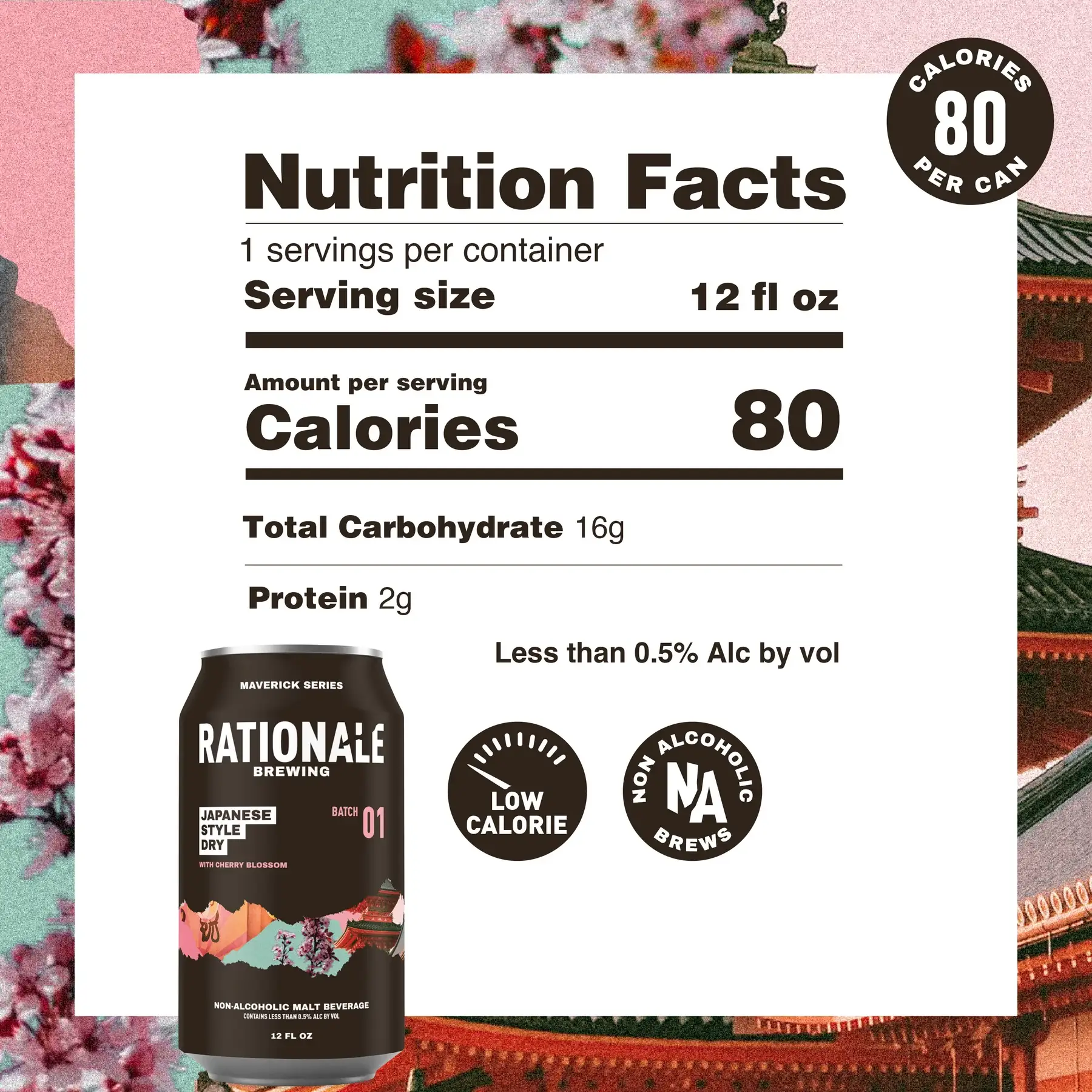 RationAle Brewing - Wholesale Non-Alcoholic Beer - Japanese Style Dry with Cherry Blossom - Non Alcoholic Brews2