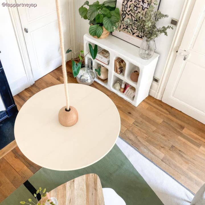 LIGHTINUP S.R.L. - Wholesale Lamp Shade - UFO lampshade in natural wood