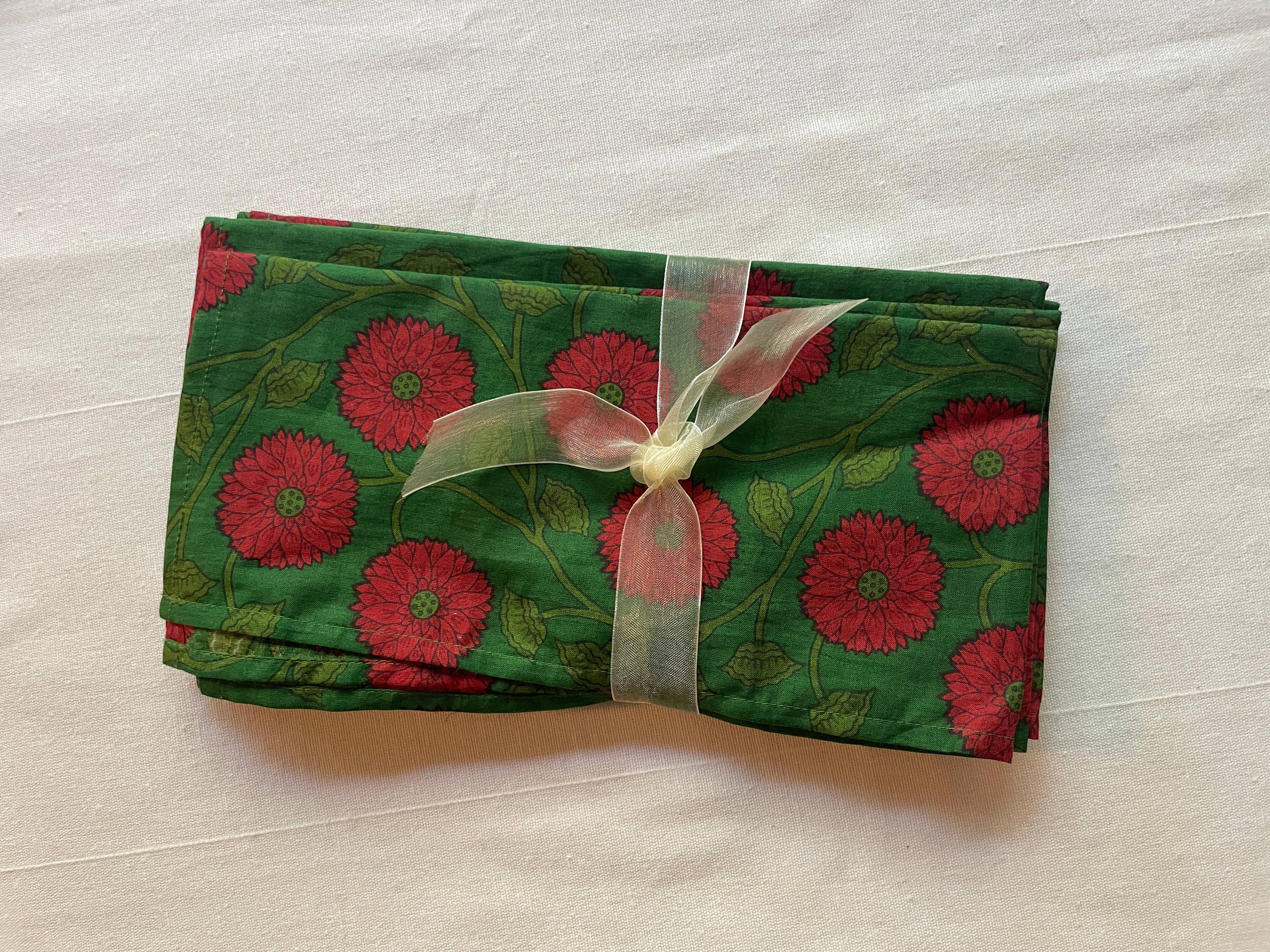 Curiosity - Wholesale Dinner & Cloth Napkin - Handcrafted 100% Cotton Block Print Cloth Napkin – Set of 45