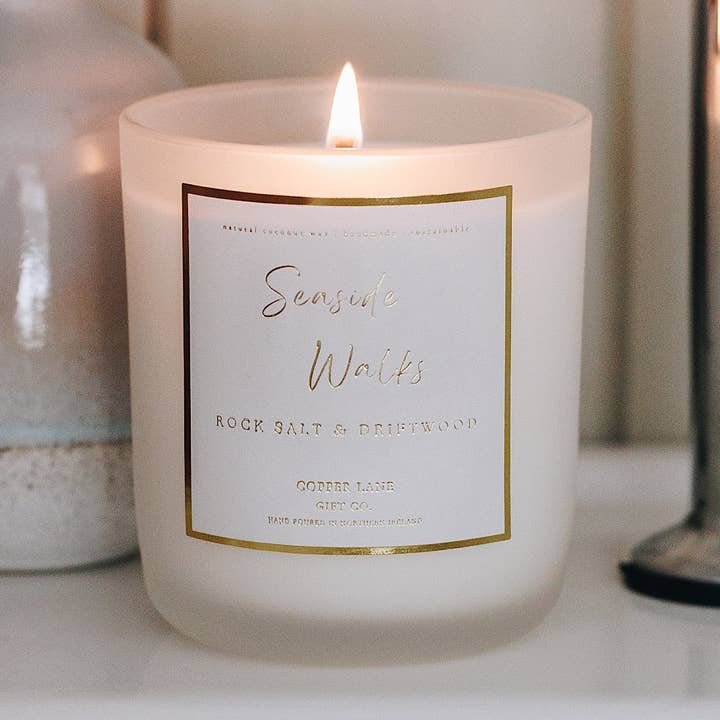 Seaside Walks | Coconut Wax Candle for wholesale by Copper Lane Gift Co.