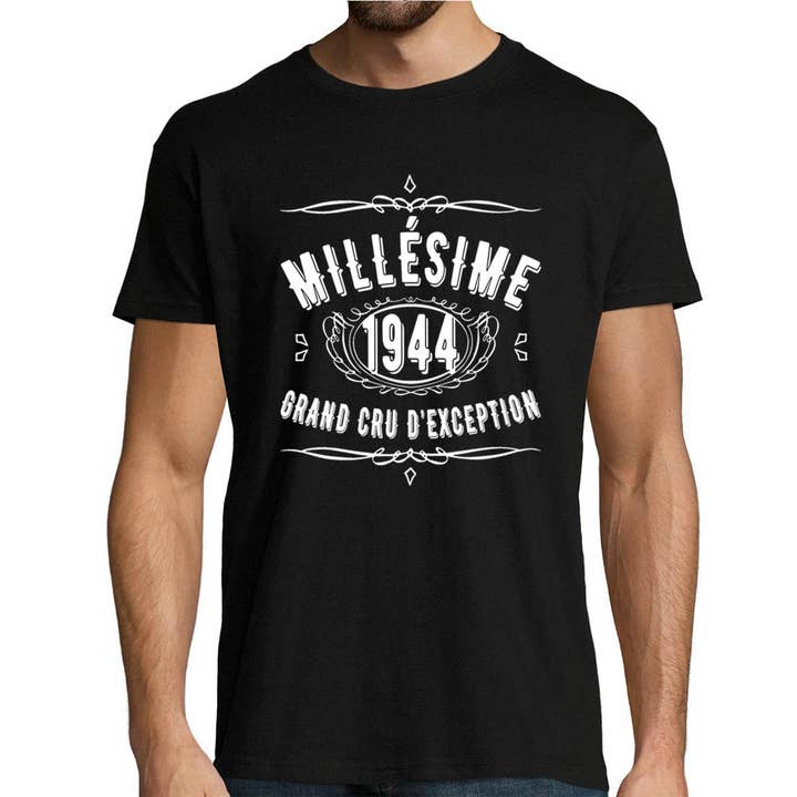 1944 Grand Cru Vintage Anniversary Men's T-Shirt for wholesale by Planetee
