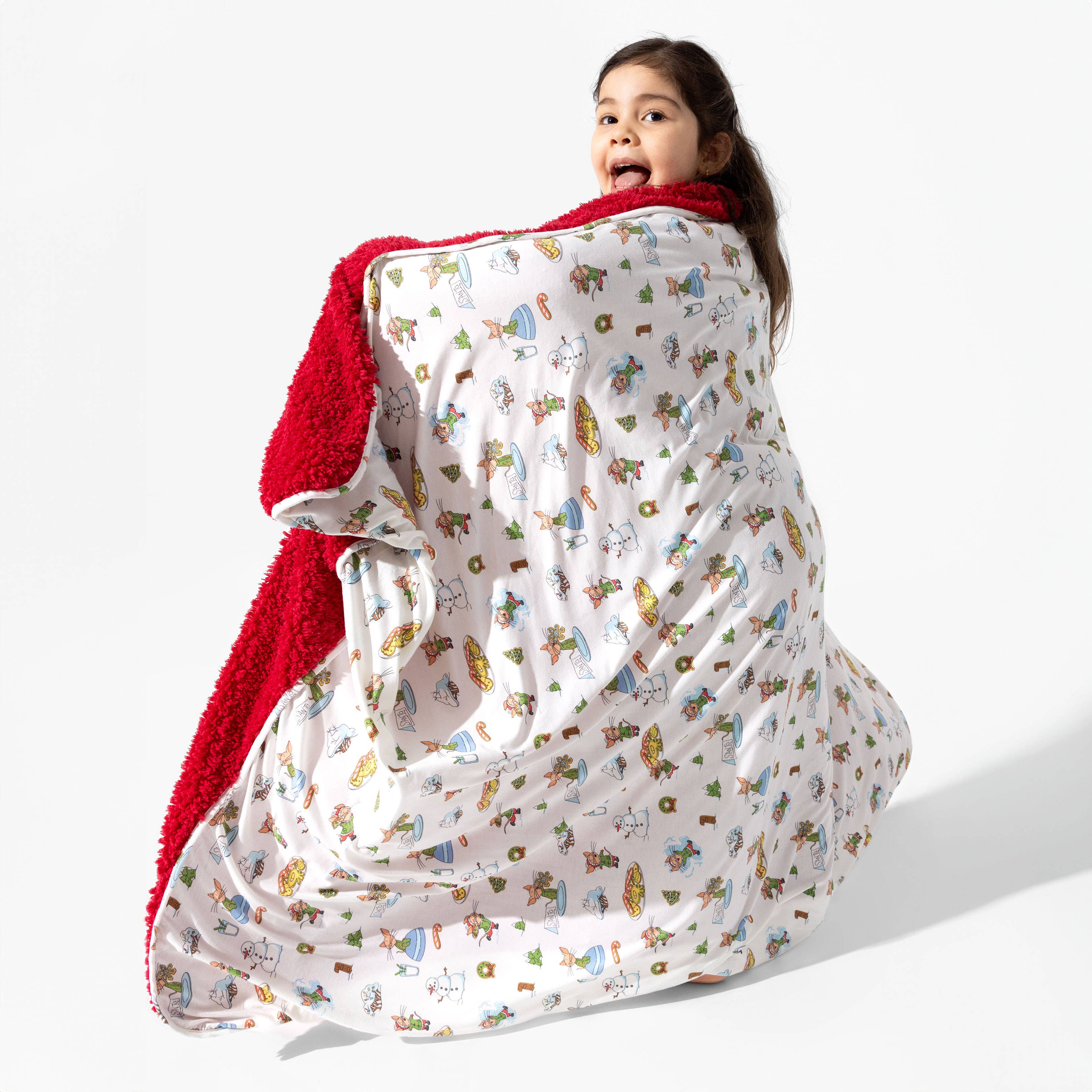 Bellabu Bear - Wholesale Bedding Blanket - Kids & Baby - If You Give A Mouse A Cookie Christmas Bamboo Blanket10