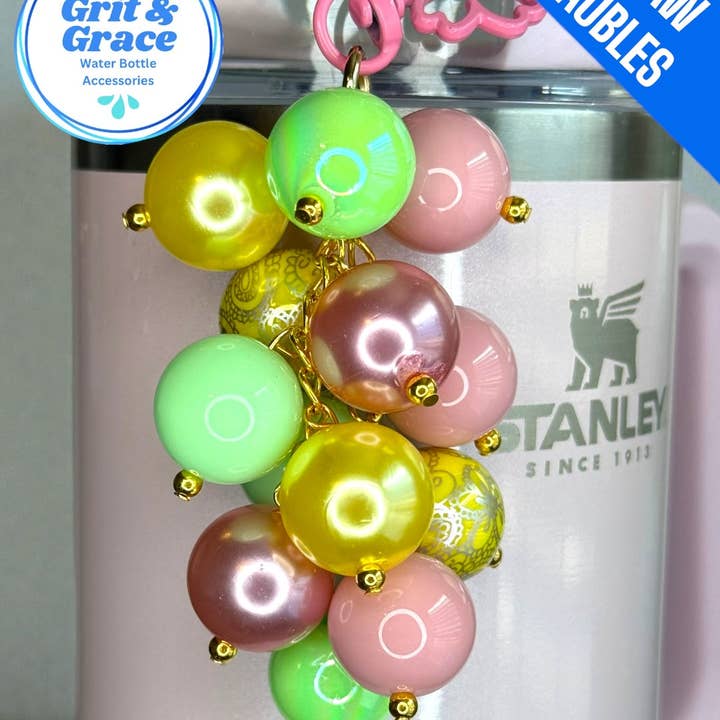 Adorno de paja Blossom n.º 5 para venta al por mayor de Grit & Grace Water Bottle Accessories