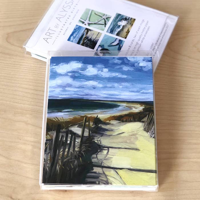 Coastal Boxed Cards for wholesale by Art by Alyssa
