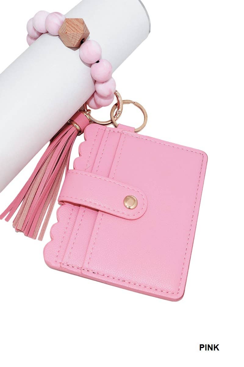 Vanilla Monkey - Wholesale Card Holder - Women's - Beaded Bracelet Keychain Card Holder Wallet7