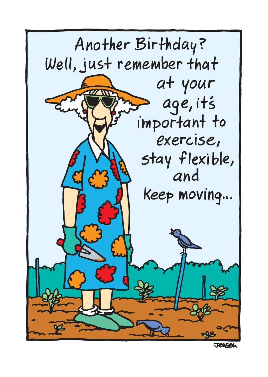 Oatmeal Studios - Wholesale Birthday Card - Keep Moving Birthday Card - 13841