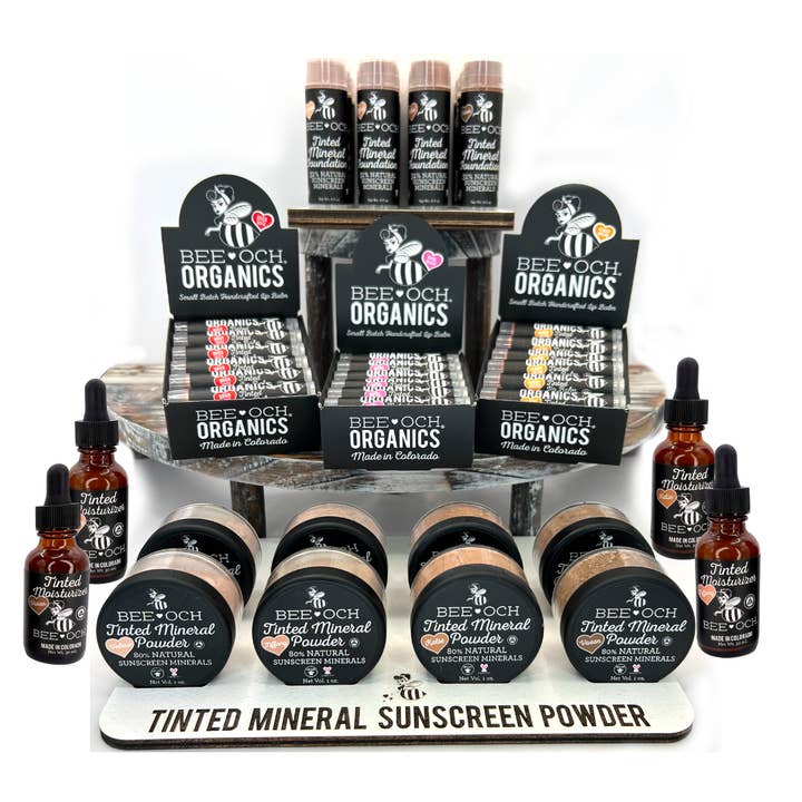BEE-OCH Organics - Wholesale Makeup Kit - Mineral Magic Bundle - 87-Piece Organic Makeup + FREE Bags