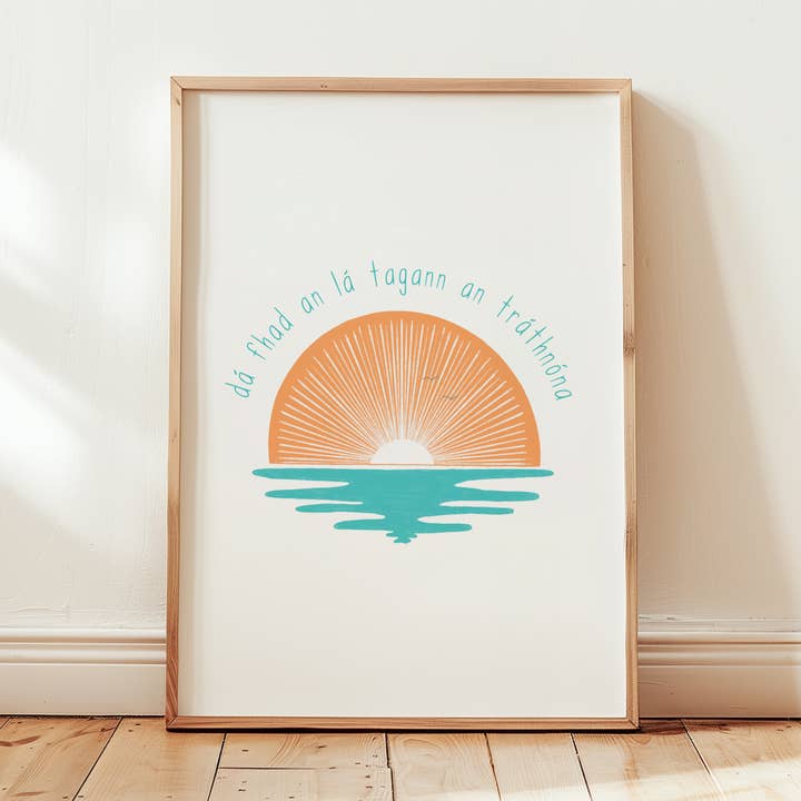 Dá Fhad An Lá for wholesale by Connect The Dots Design