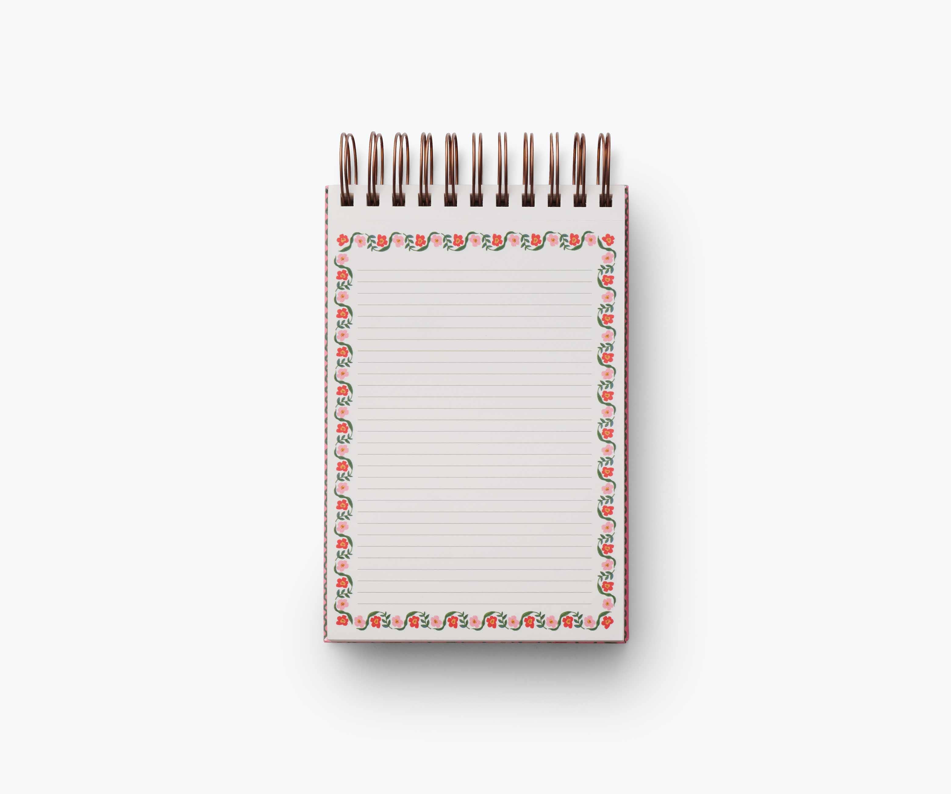 Rifle Paper Co. - Wholesale Notepad - Delphine Desktop Spiral Notepad1