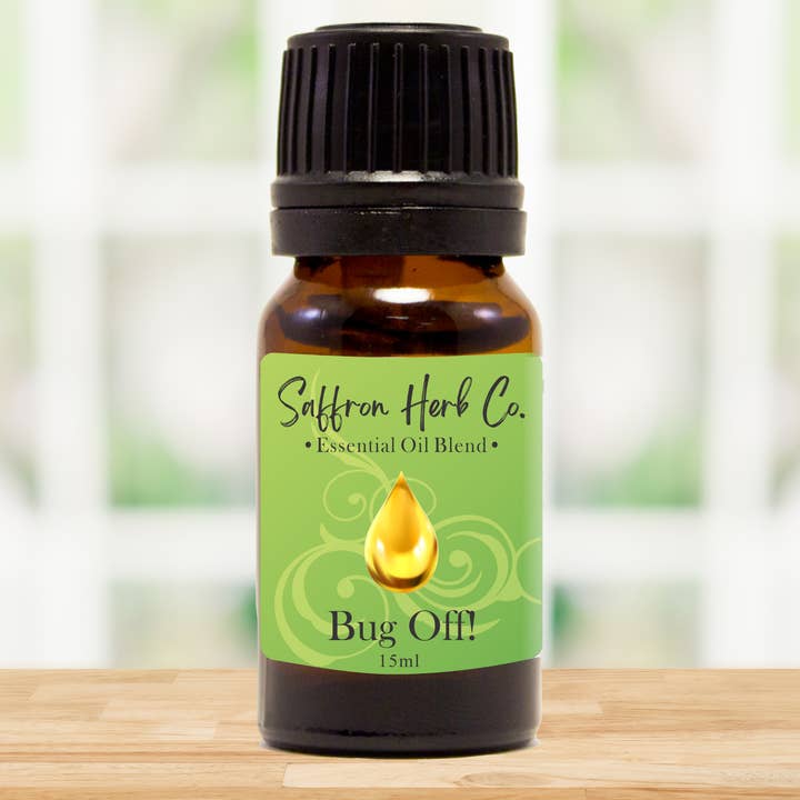 Bug Off!™ Essential Oil Blend for wholesale by Saffron Herb Co.