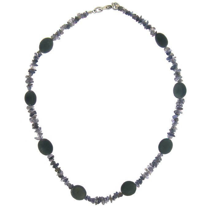 Colar Pedra - Pedra com Resin&Shell por atacado de Culture Mix