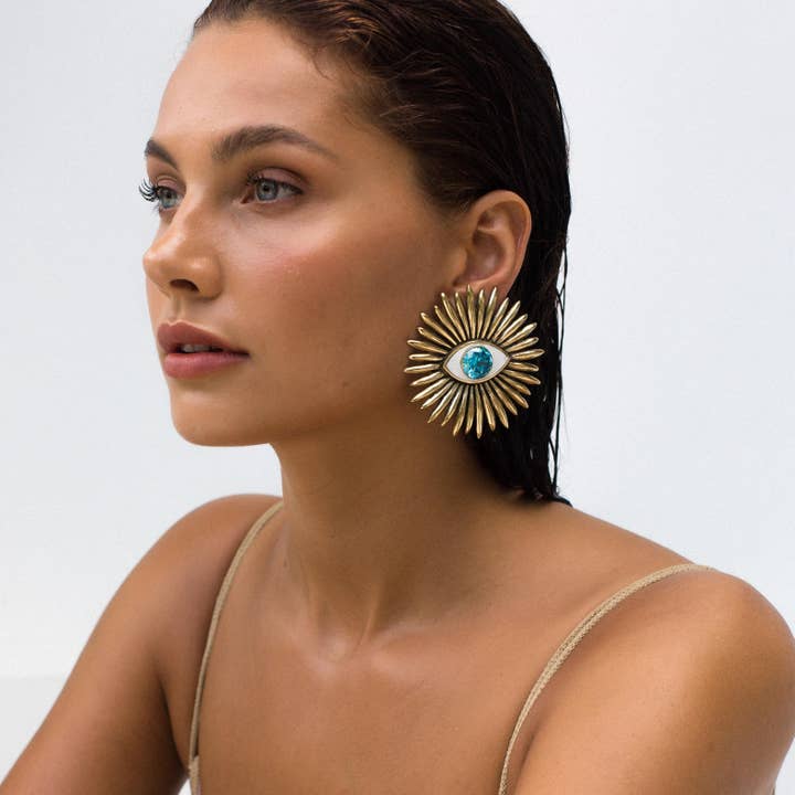 Solare Earrings for wholesale by Kasha