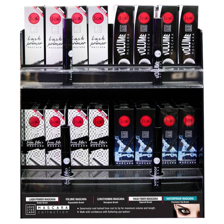 Love Live Lash Mascara Display Set for wholesale by J.Cat Beauty