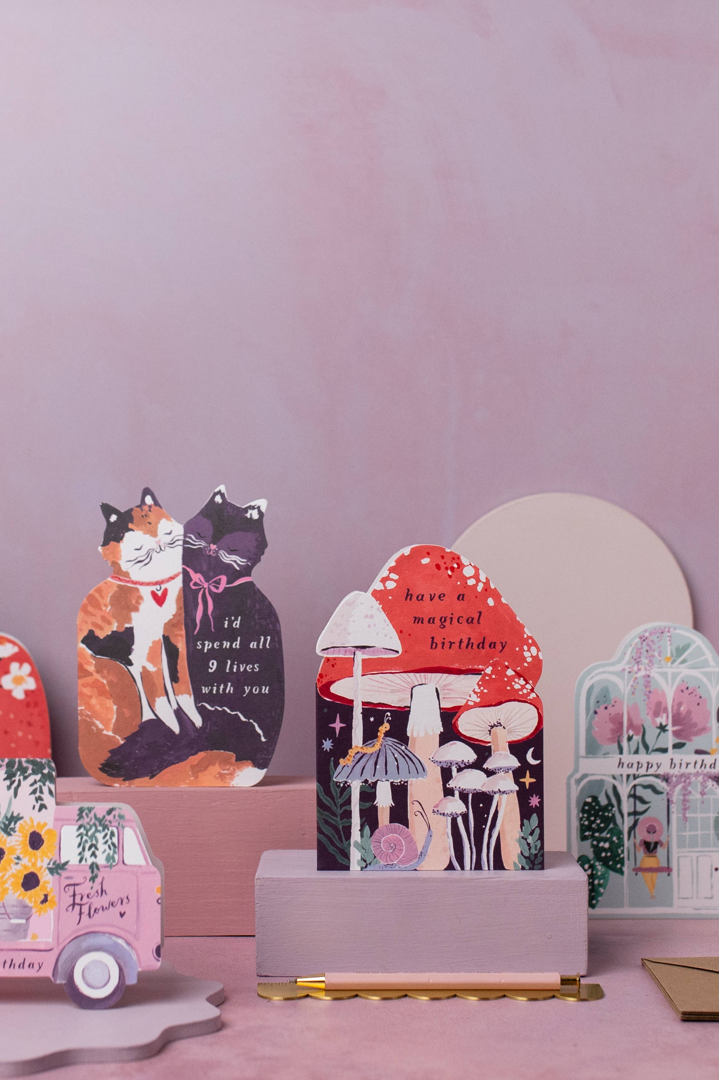 Sister Paper Co. - Wholesale Birthday card - Mushroom Birthday Card | Magic Mushrooms Card5