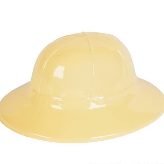 La Luna Bella - Toys - Wholesale Classic Toy - Kids - TAN PLASTIC SAFARI HAT - LLB Toys
