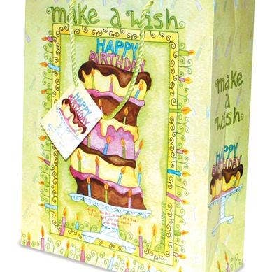 Sac cadeau : souhait d'anniversaire (lot de 6) pour la vente par Mad Style