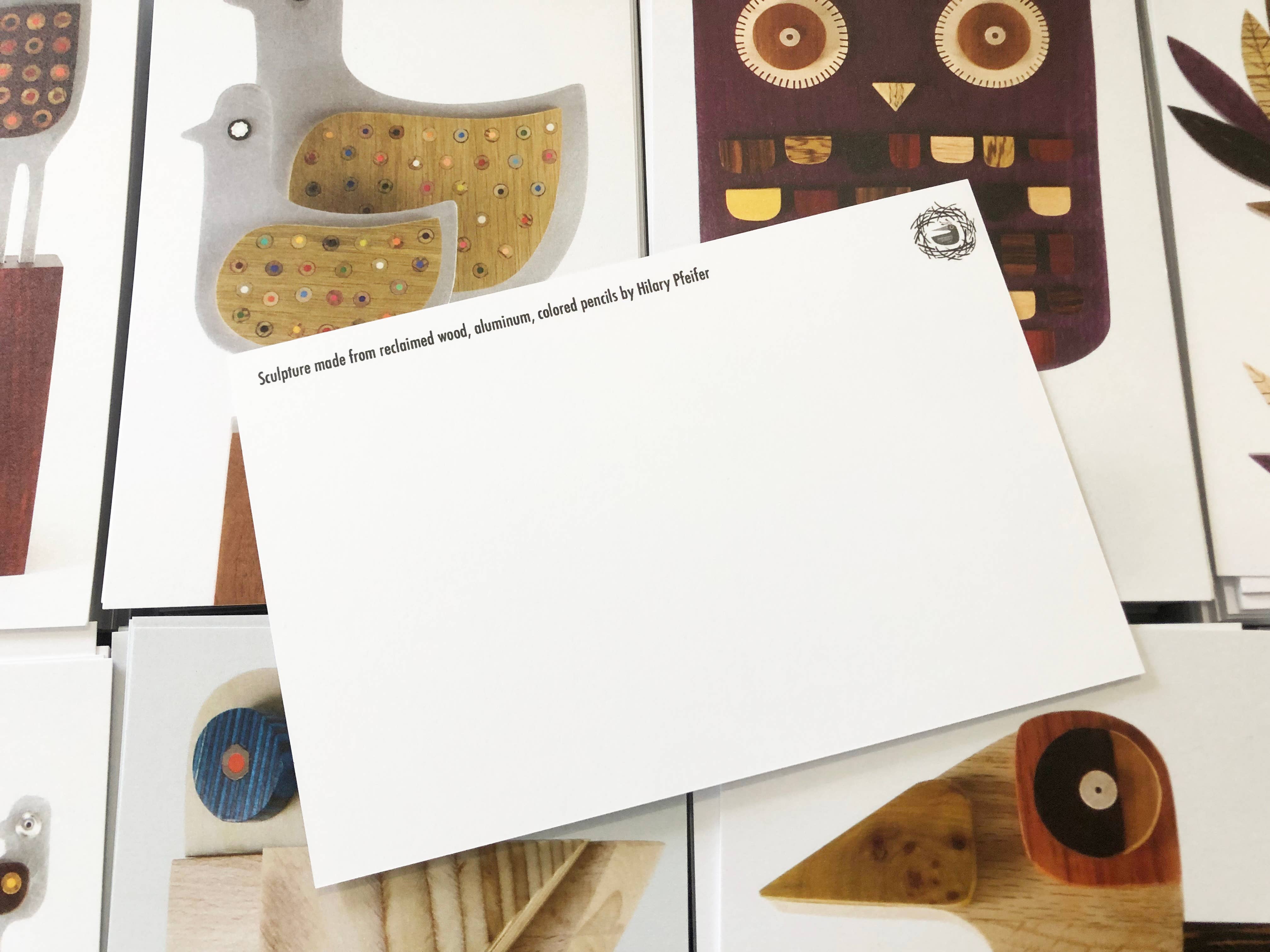 Bunny with a Toolbelt - Wholesale Sculpture - Bird Family Sculpture Postcard2