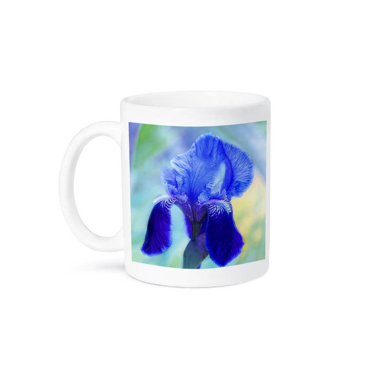 3dRose - Wholesale Coffee Mug - 3dRose, Painted Blue Iris, Mug8
