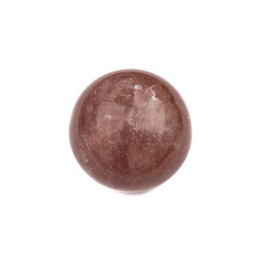 Strawberry Quartz Spiritual Stone Sphere for wholesale by Cherry Tree Beads