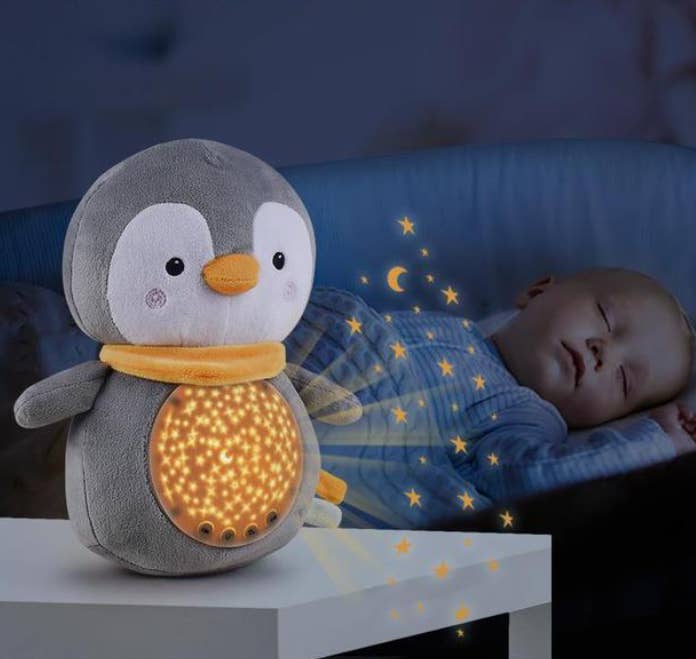 Joymaxx - Wholesale Night Light - Kids & Baby - Slaaptrainer Knuffel met Sterrenprojector en Muziek
