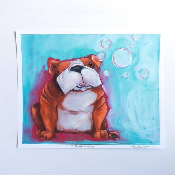 Sir Bertrand Bubblesworth | Kunsttryk for engroshandel hos Abigail Emmert Art