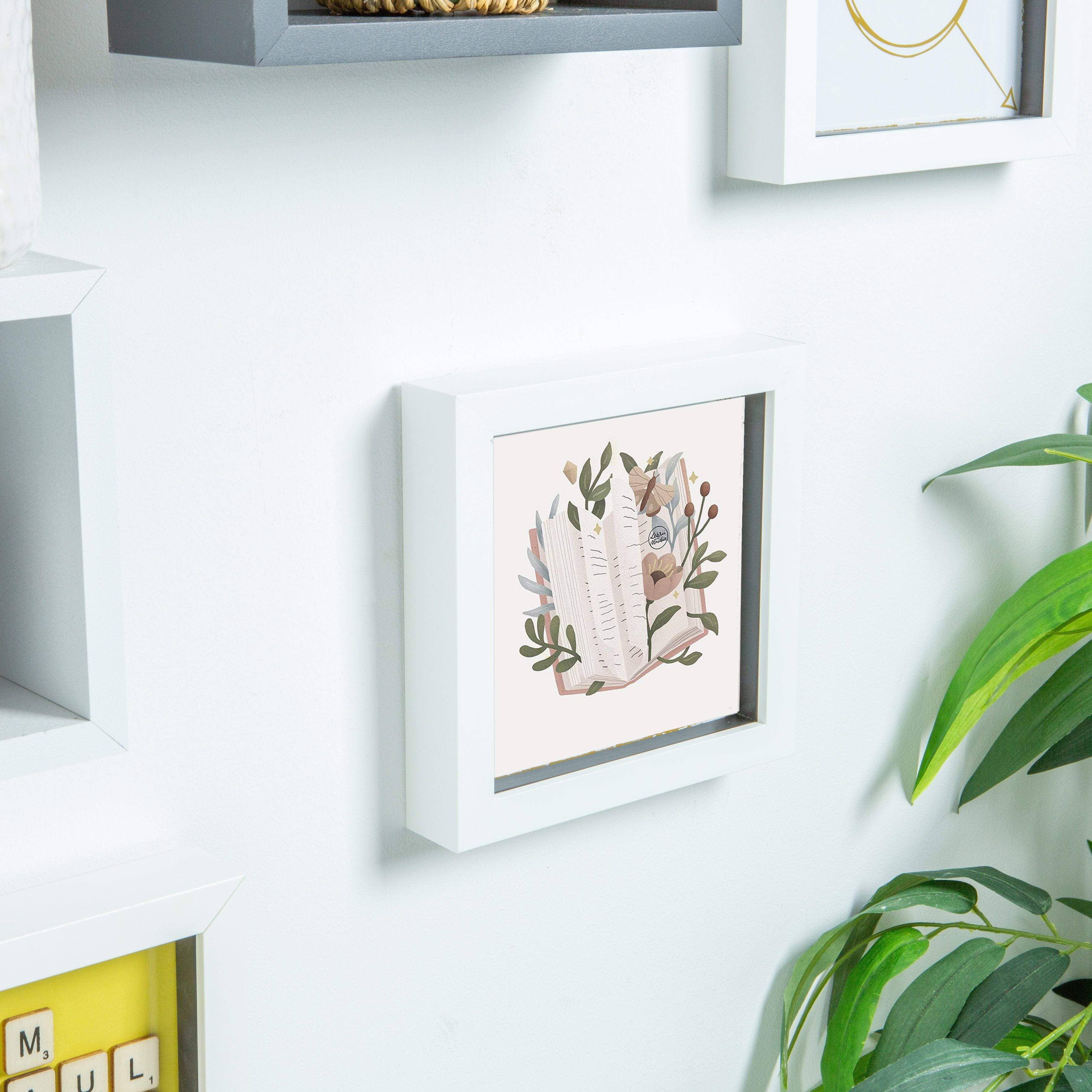 Rinkit Ltd - Wholesale Picture Frame - Nicola Spring Box Photo Frame - 6x6 - White2