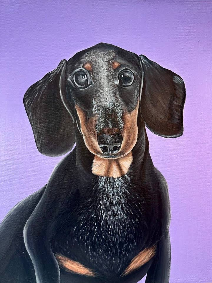 Dachshund Art Print for wholesale by Audrey Gale + Art