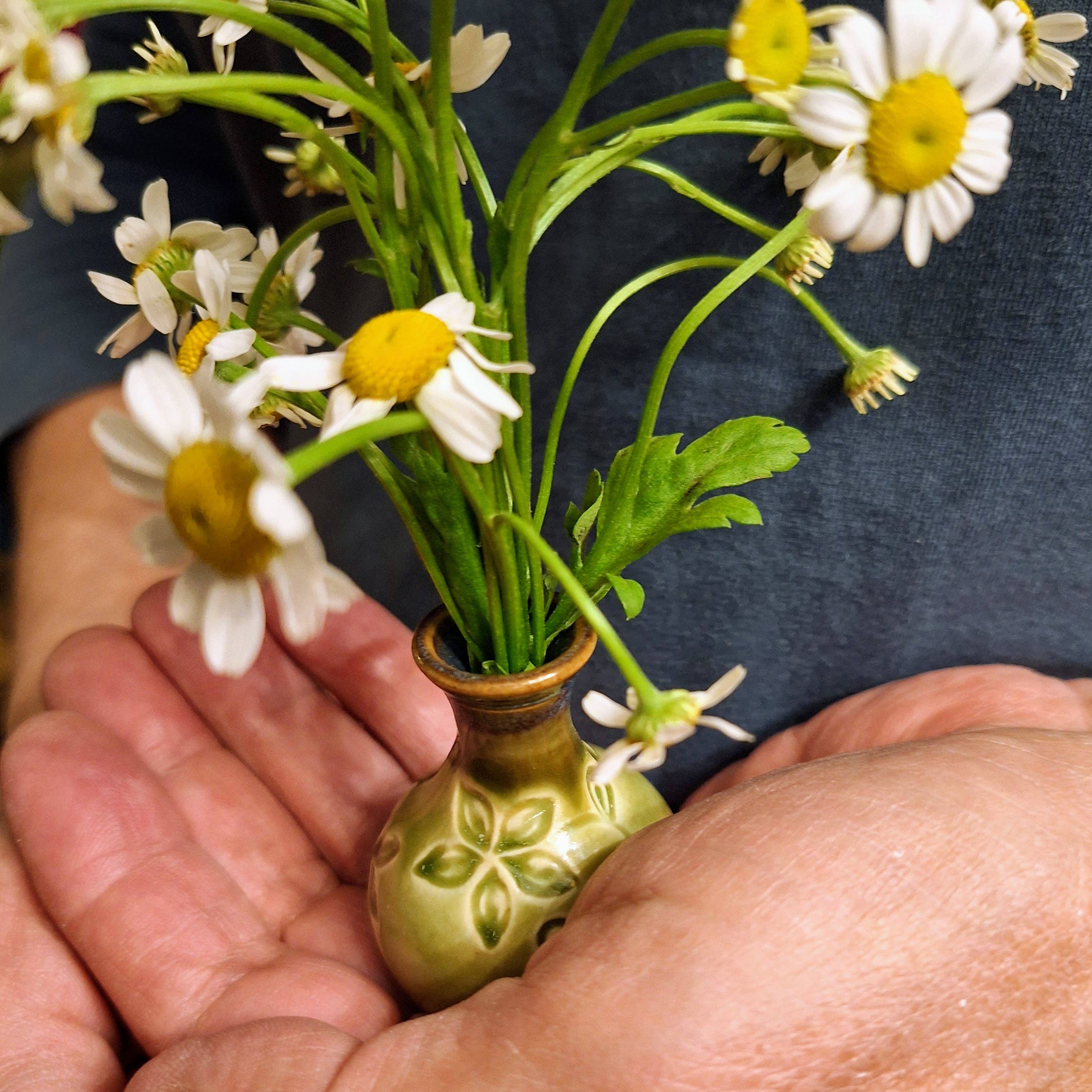 Plays in Mud Pottery - Wholesale Vase - Amphora Bud Vase w/flowers Table Decoration Made to Order1