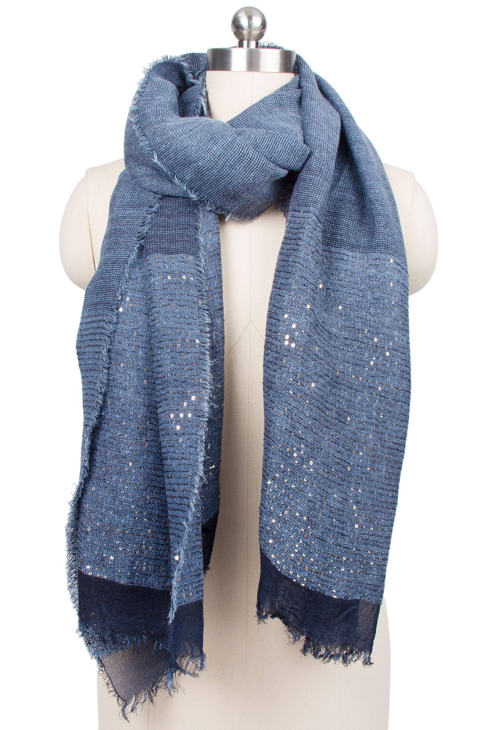 SAACHI - Vendita all'ingrosso Sciarpa - Donna - Sciarpa scintillante Lenox con dettaglio di paillettes21