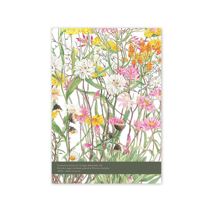 STUDIO NIKULINSKY - Wholesale Notebook - A5 Notebook: Everlasting Daisies1