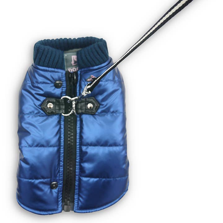 Dogo Pet - Wholesale Pet Coat - Dog - Runner Coat Metallic Blue4