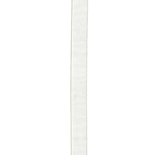 Organza Beauty, Mit Webkante, B15Mm, L50M, Lindgrü für den Großhandel von Vosteen