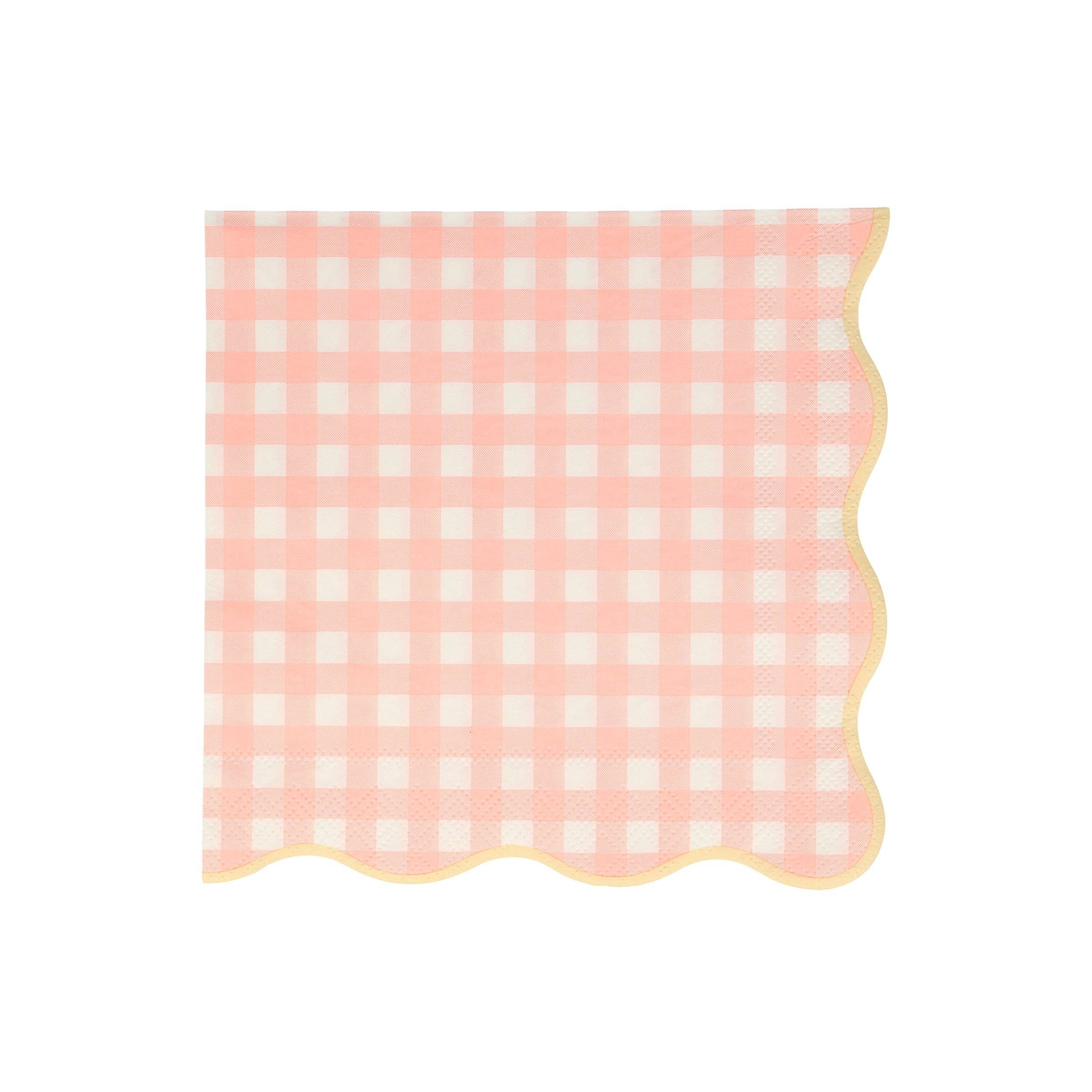 Meri Meri - Wholesale Disposable Napkin - Gingham Large Napkins1