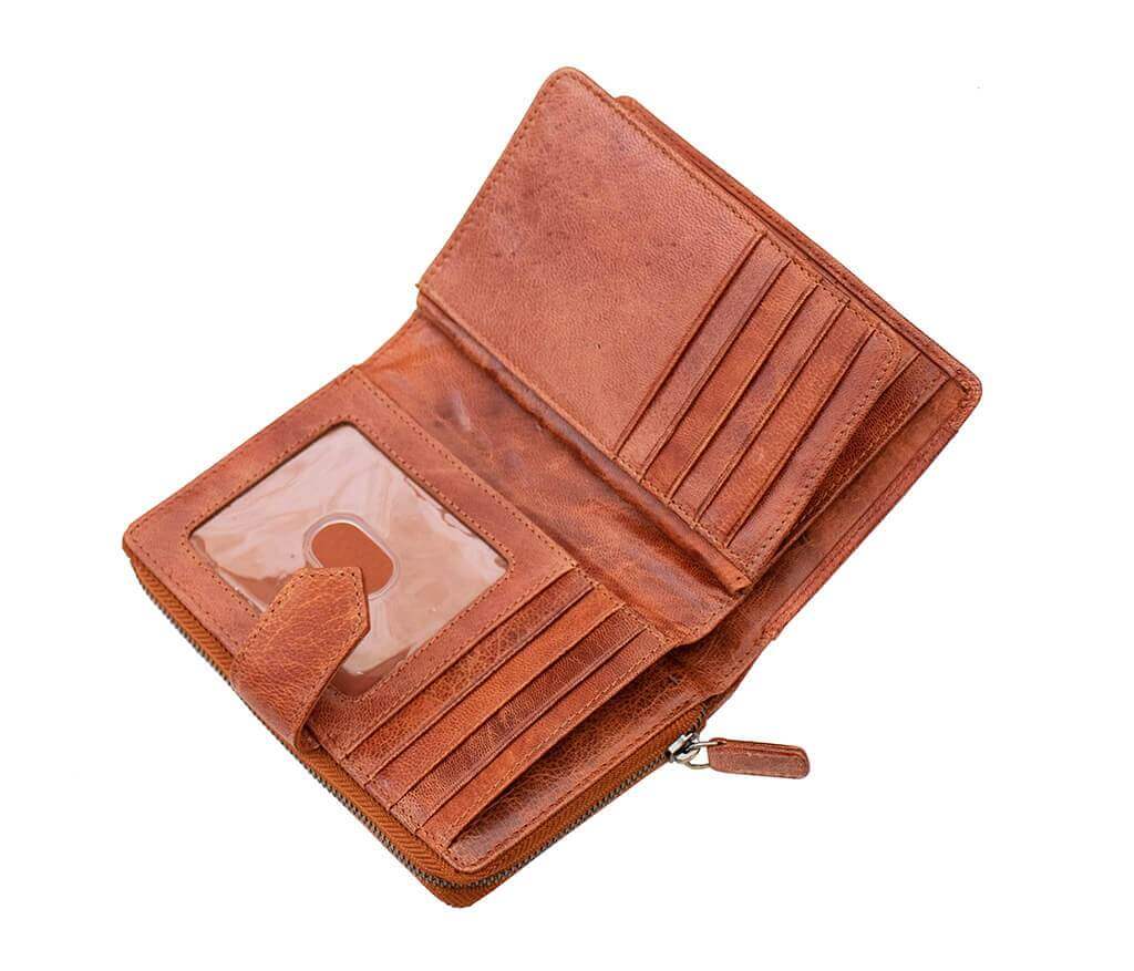 PRIMEHIDE - Wholesale Wallet - Women's - Arizona Leather Bifold Purse - 360225