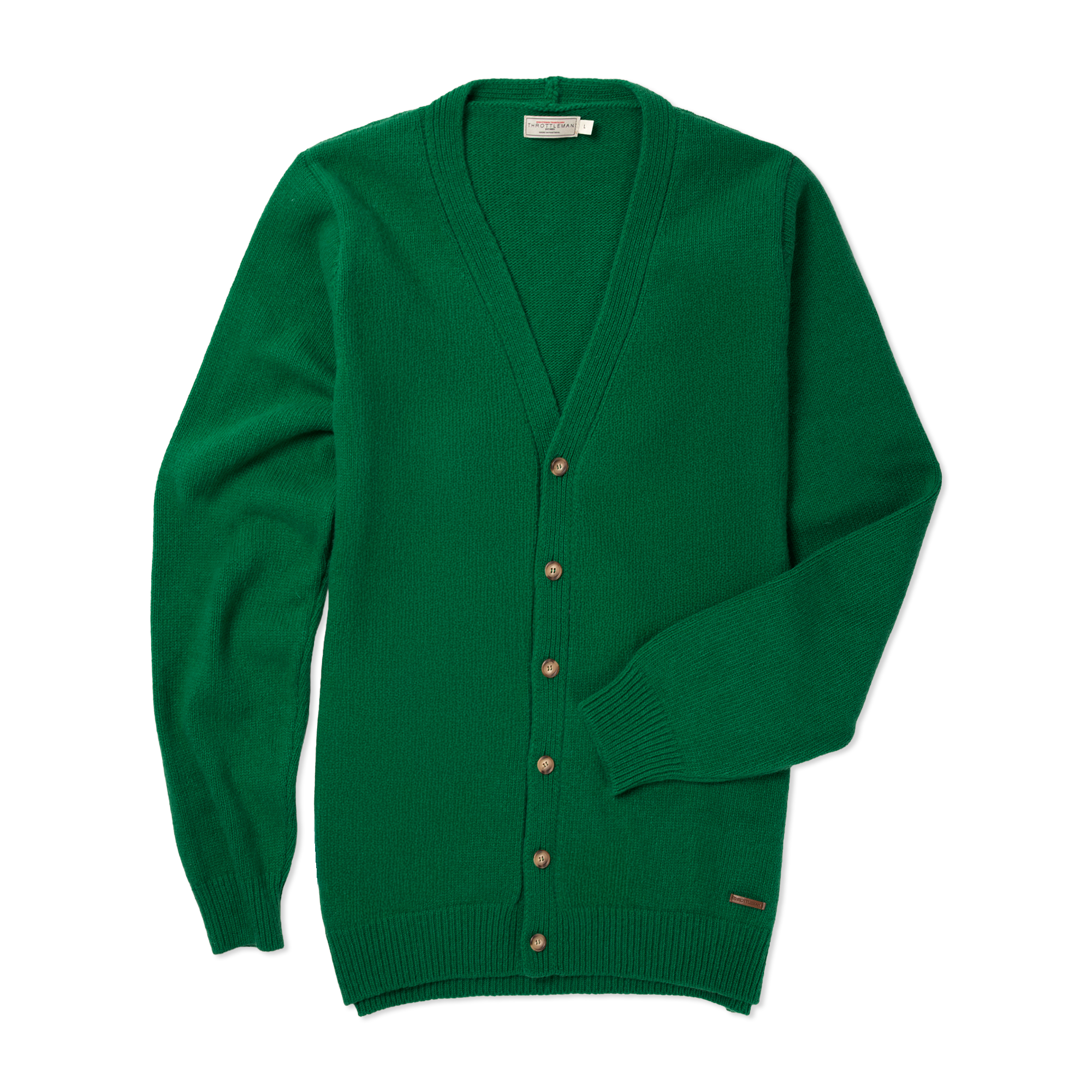 Throttleman - Wholesale Cardigan - Men's - Plain Knit Cardigan (613007-159)1