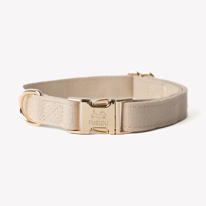'Tan' - Canvas Dog Collar for wholesale by Furlou